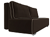 Прямой диван Уно (коричневый\бежевый цвет)