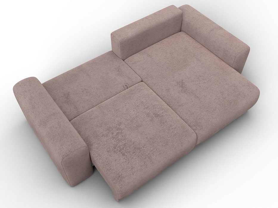 Диван угловой Лига-056 НПБ угол универсальный (tower 05 бежевый)