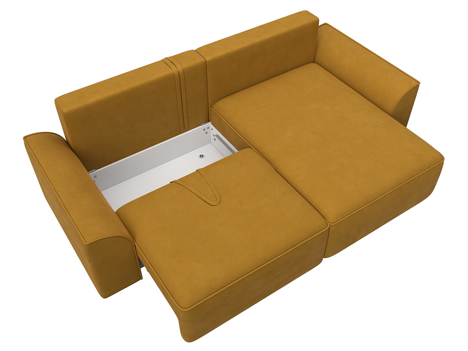 Диван угловой Лига-048 НПБ (brut 10 желтый) Диван угловой Лига-048 НПБ (brut 10 желтый)