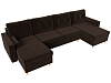 П-образный диван Белфаст (коричневый цвет)