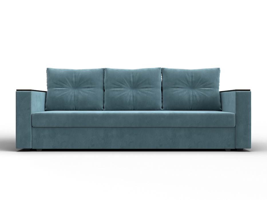 Диван прямой Атланта без стола (seven 113 бирюзовый)
