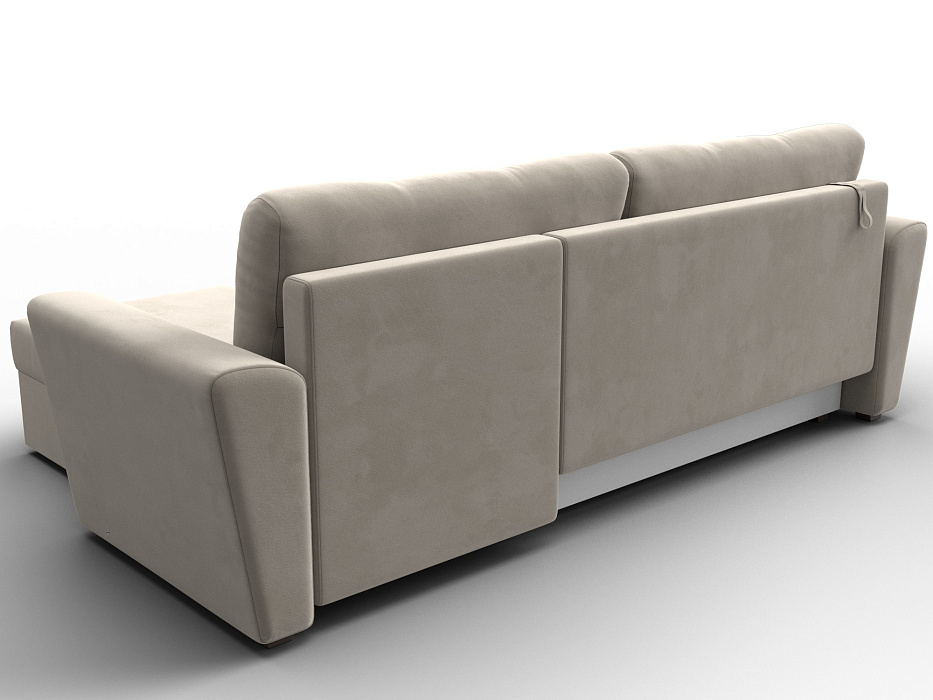 Диван угловой Амстердам Лайт правый угол (бежевый)