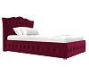 Интерьерная кровать Герда 140 (бордовый цвет)