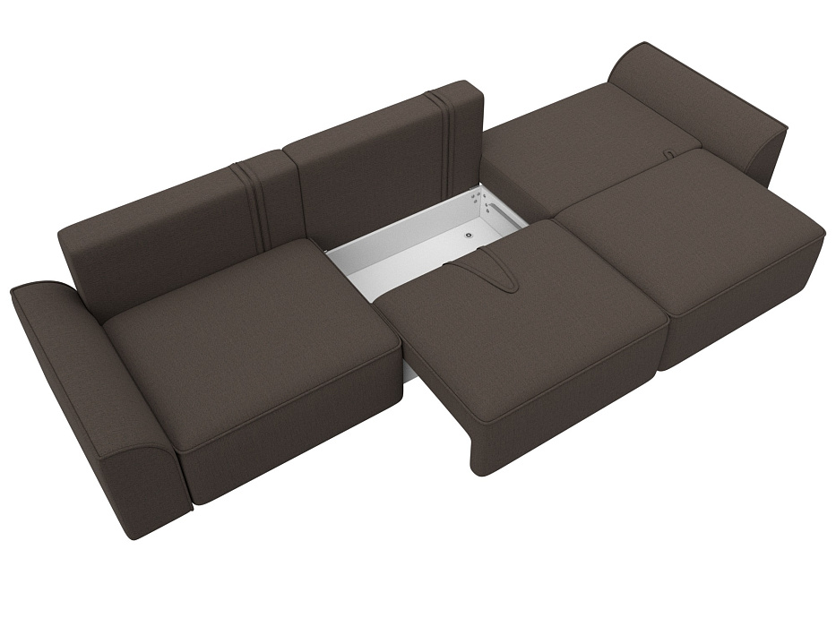 Диван прямой Лига-048 НПБ Лонг (амур 05 коричневый) Диван прямой Лига-048 НПБ Лонг (амур 05 коричневый)