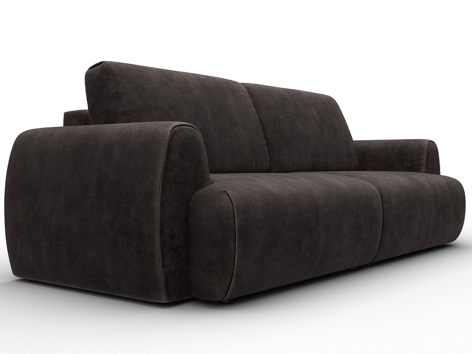 Диван прямой Лига-115 НПБ (brut 17 коричневый)