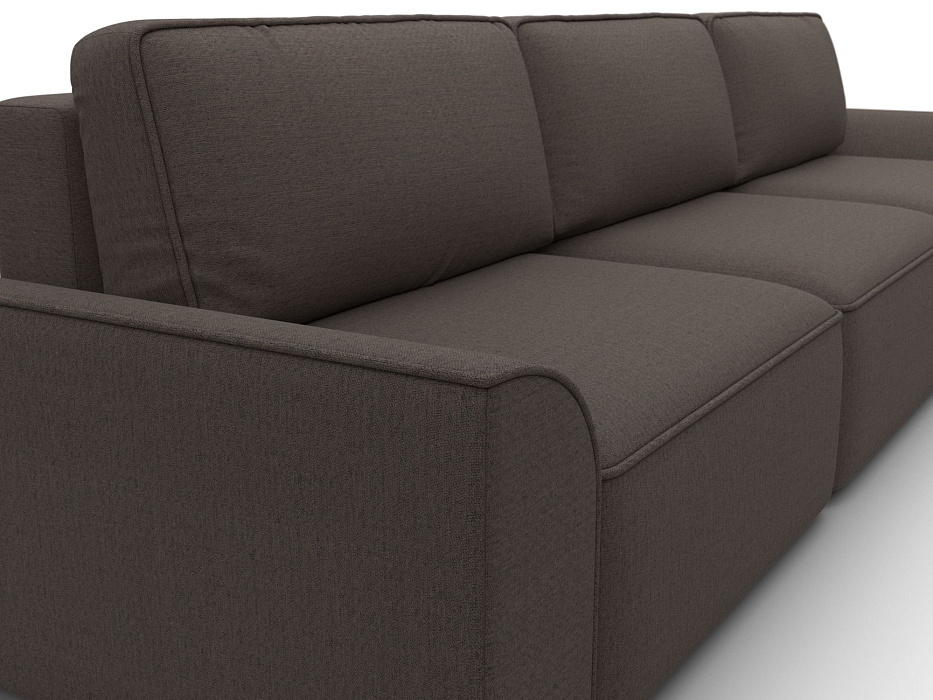 Диван прямой Лига-048 НПБ Лонг (амур 05 коричневый)