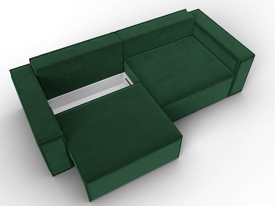 Диван прямой Куба (зеленый)