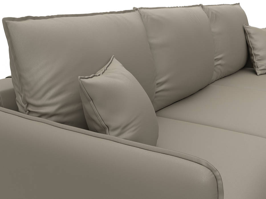 Диван угловой Лига-064 НПБ угол универсальный (grifon 04 бежевый)