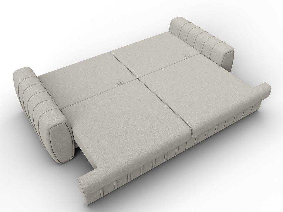 Диван прямой Лига-057 НПБ (амур 02 бежевый)