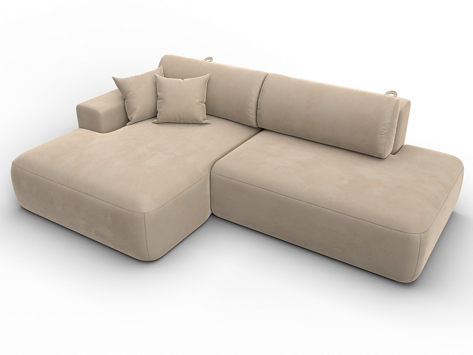Диван угловой Лига-036 НПБ Модерн левый угол (бежевый)