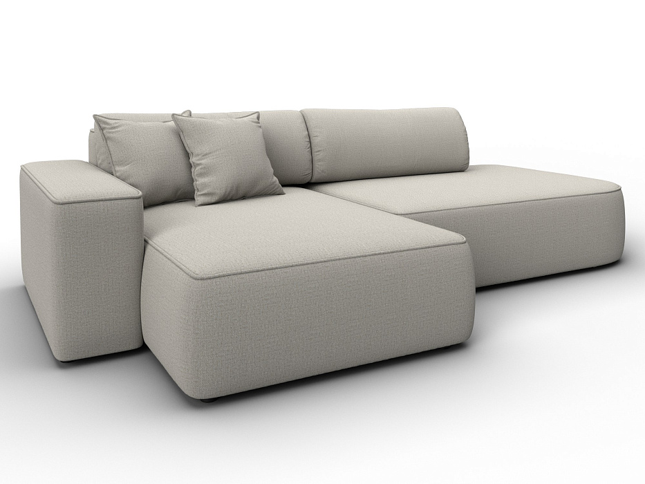 Диван угловой Лига-065 БП угол левый (амур 02 бежевый)