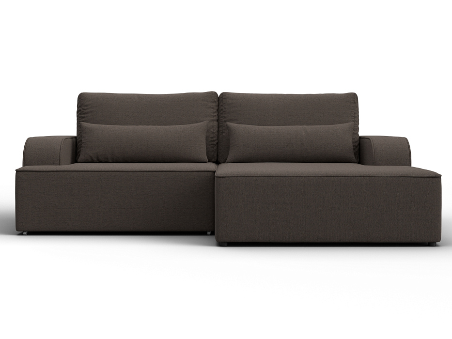 Диван угловой Лига-120 угол правый (амур 05 коричневый)