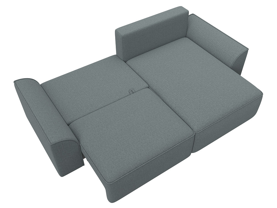 Диван угловой Лига-048 НПБ (амур 07 серый) Диван угловой Лига-048 НПБ (амур 07 серый)