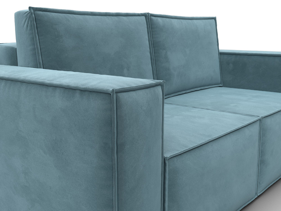 Диван прямой Куба мини (бирюзовый)
