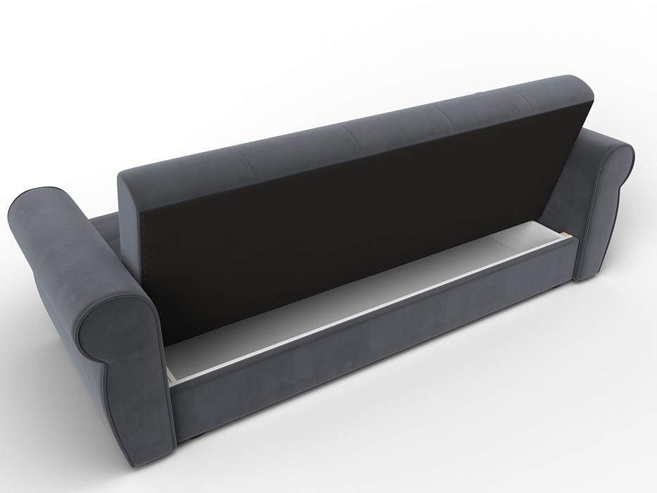 Диван-книжка Лига-019 (серый)