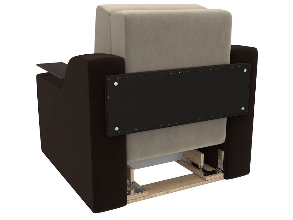 Кресло-кровать Сенатор 80 (бежевый\коричневый)