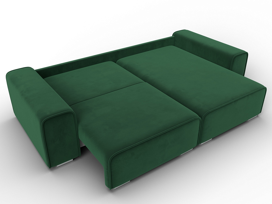 Диван угловой Лига-029 (зеленый)