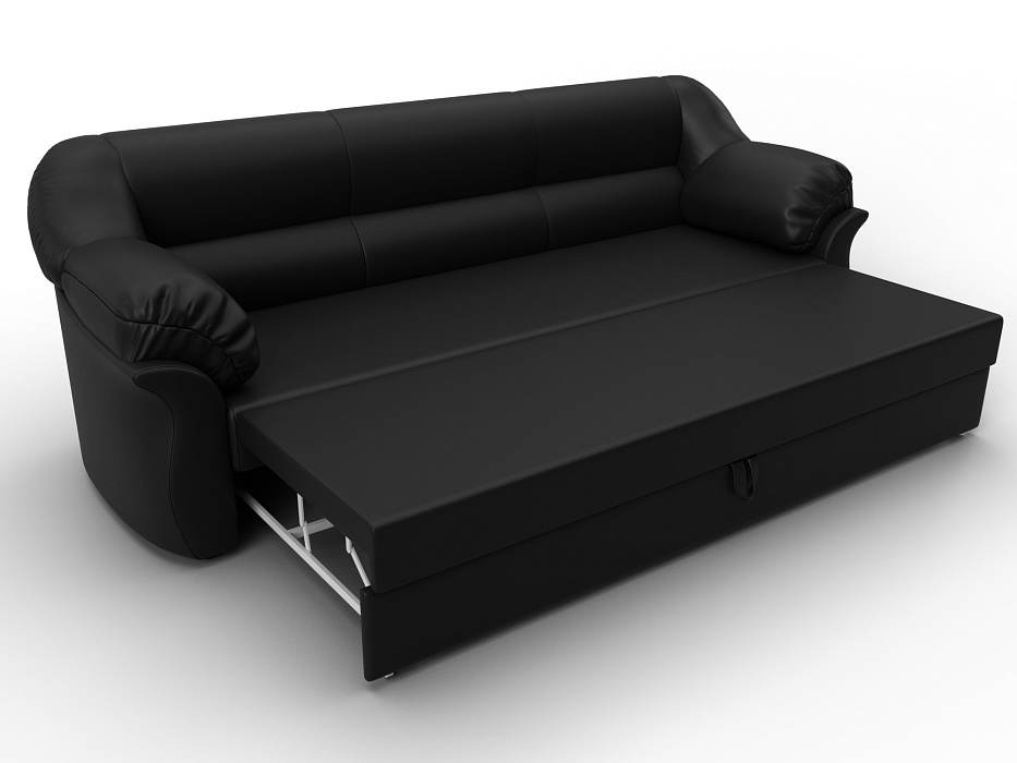Диван прямой Карнелла (черный)