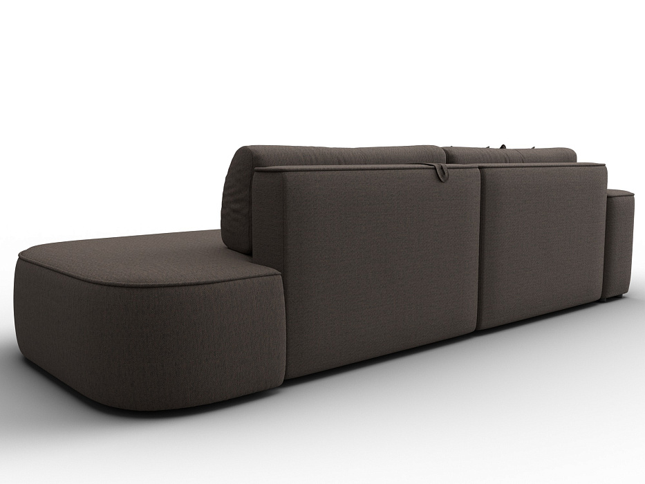 Диван угловой Лига-065 БП угол левый (амур 05 коричневый) Диван угловой Лига-065 БП угол левый (амур 05 коричневый)