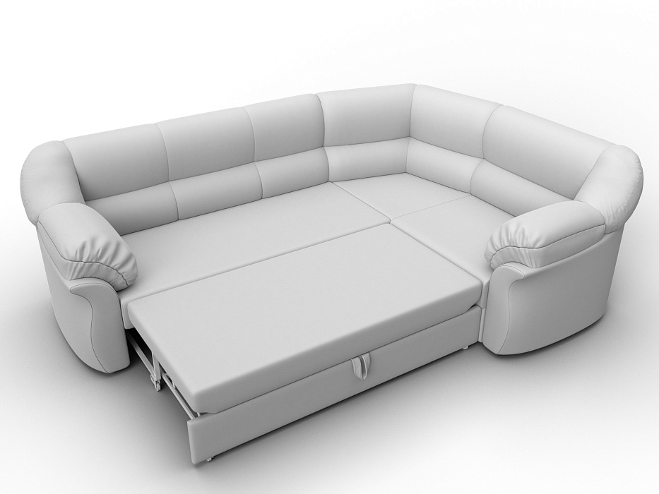 Диван угловой Карнелла правый угол (белый)