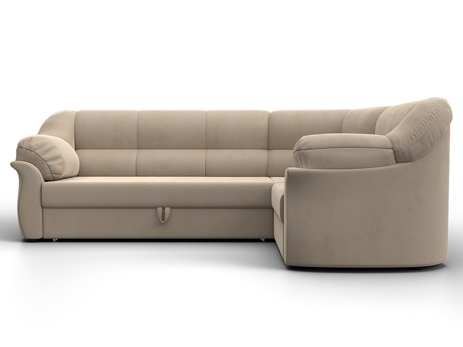 Диван угловой Карнелла правый угол (seven 729 бежевый)