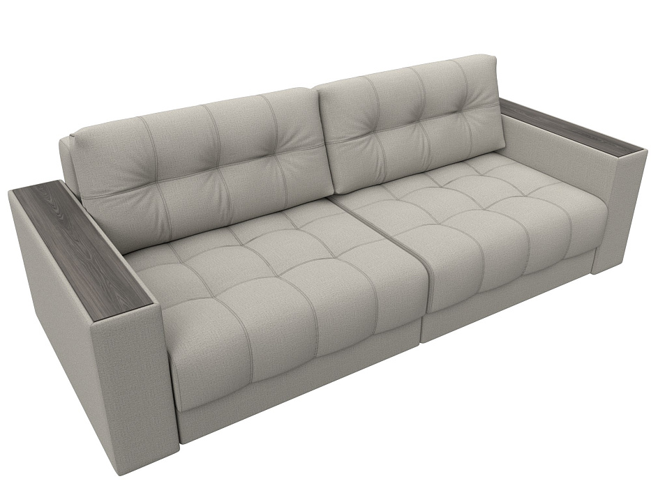 Диван прямой с декором Лига-049 НПБ (амур 02 бежевый) Диван прямой с декором Лига-049 НПБ (амур 02 бежевый)