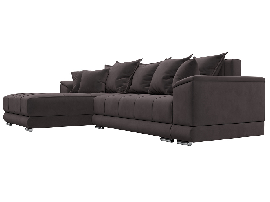 Диван угловой НордСтар левый угол (коричневый) Диван угловой НордСтар левый угол (коричневый)