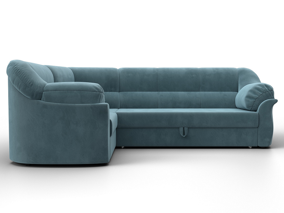 Диван угловой Карнелла левый угол (seven 113 бирюзовый)