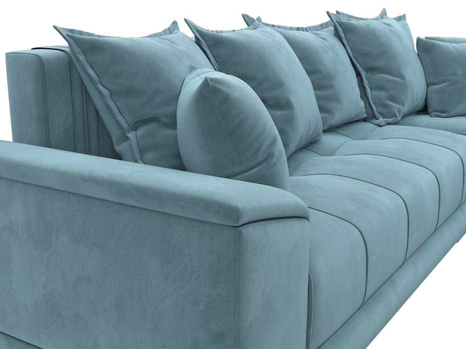 Диван угловой НордСтар правый угол (бирюзовый)