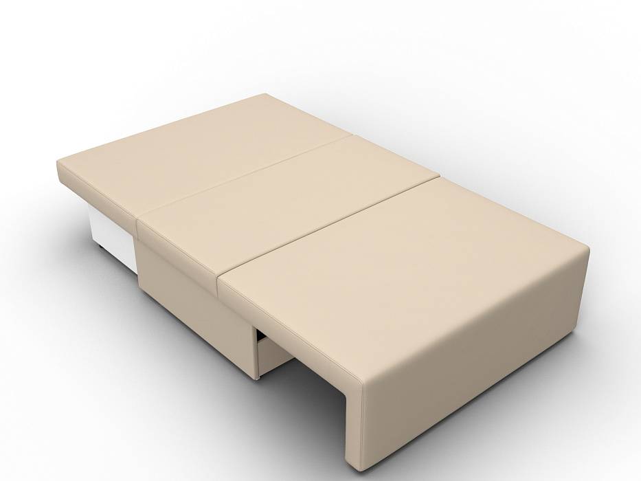 Диван прямой Лагуна (бежевый;коричневый)