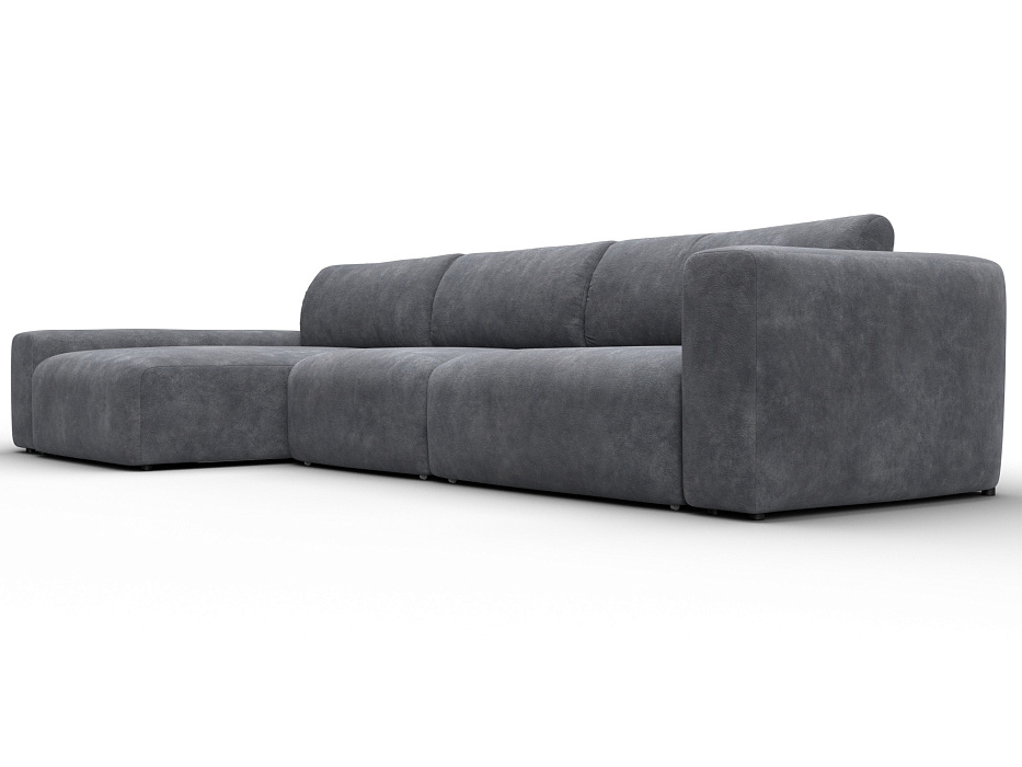 Диван угловой Лига-066 НПБ Лонг угол левый фото в интернет-магазине Лига Диванов