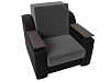 Кресло-кровать Сенатор 80 (серый\черный)