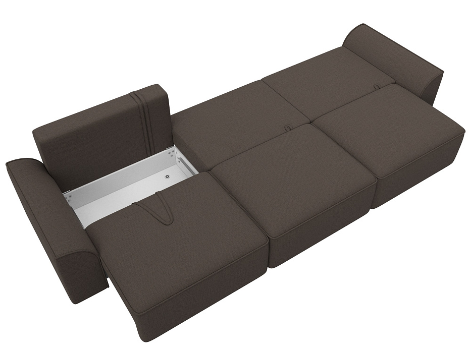 Диван прямой Лига-048 НПБ Лонг (амур 05 коричневый) Диван прямой Лига-048 НПБ Лонг (амур 05 коричневый)