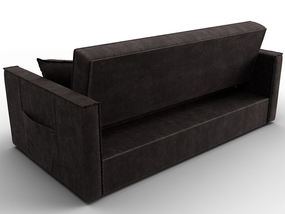 Диван прямой Лига-104 (160) (brut 17 коричневый)