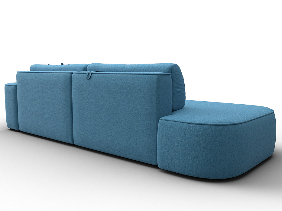 Диван угловой Лига-065 БП угол правый (амур 10 голубой) Диван угловой Лига-065 БП угол правый (амур 10 голубой)