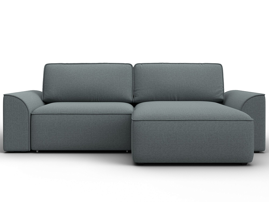 Диван угловой Лига-048 НПБ (амур 07 серый)