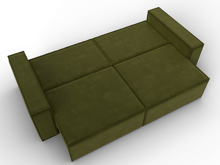 Диван прямой Куба (зеленый)