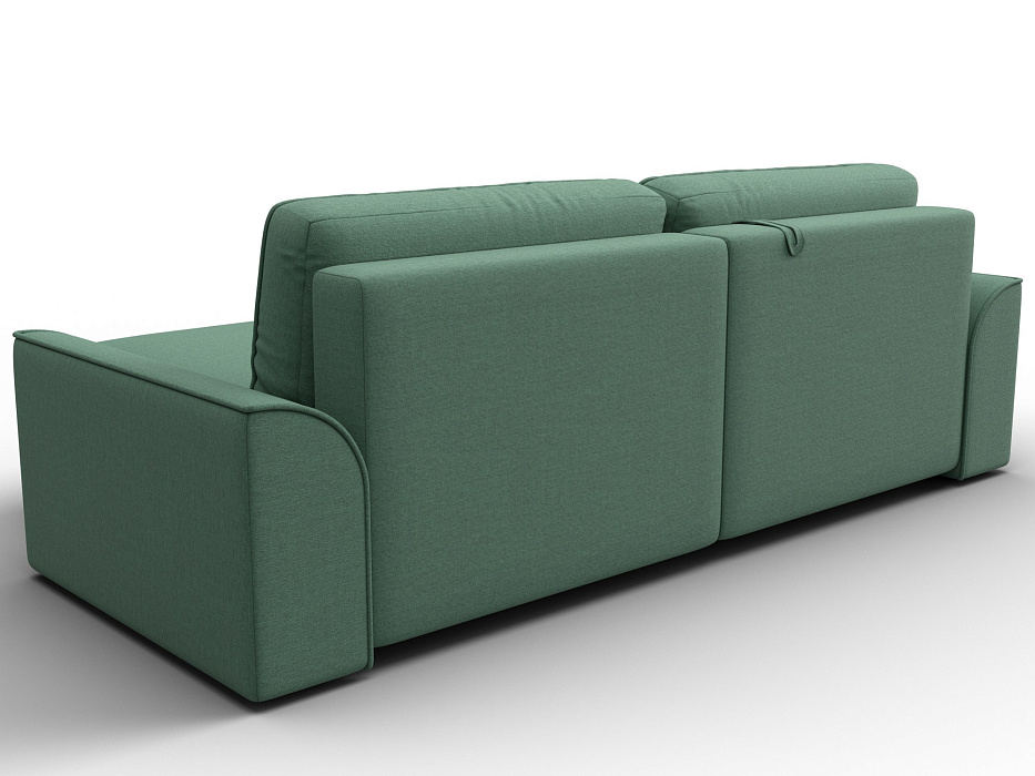 Диван угловой Лига-048 НПБ (амур 11 зеленый)