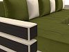 П-образный диван Венеция (зеленый\бежевый цвет)