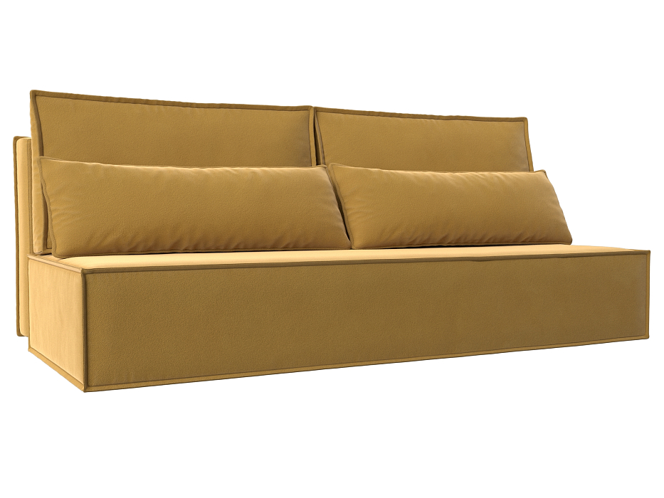 Прямой диван Фабио (желтый цвет)