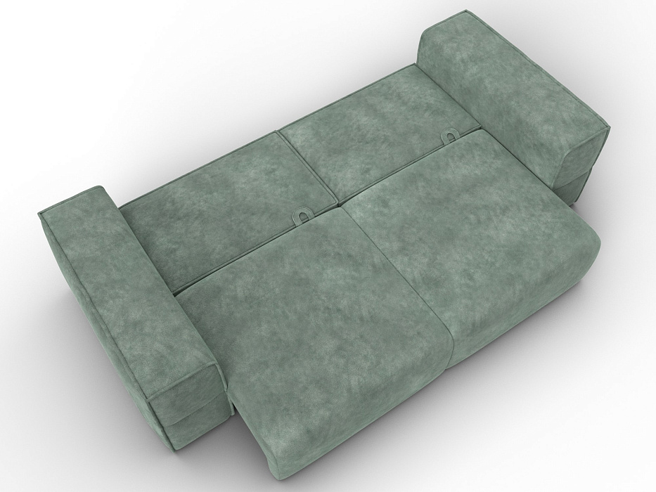 Диван прямой Лига-058 НПБ (brut 08 зеленый)