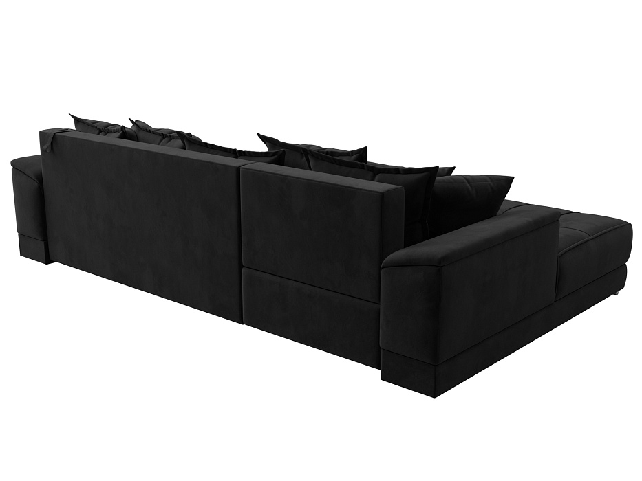 Диван угловой НордСтар левый угол (черный)