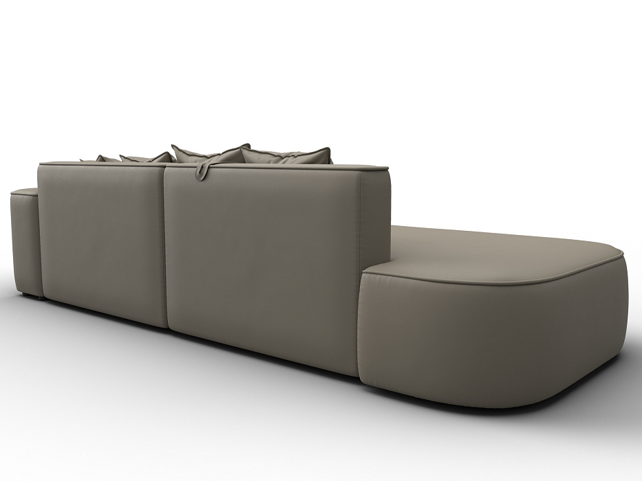 Диван угловой Лига-065 угол правый (grifon 04 бежевый)