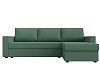 Угловой диван Траумберг Лайт правый угол (амур зеленый цвет)