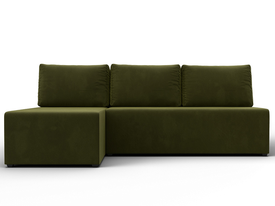 Диван угловой Поло левый угол (зеленый)