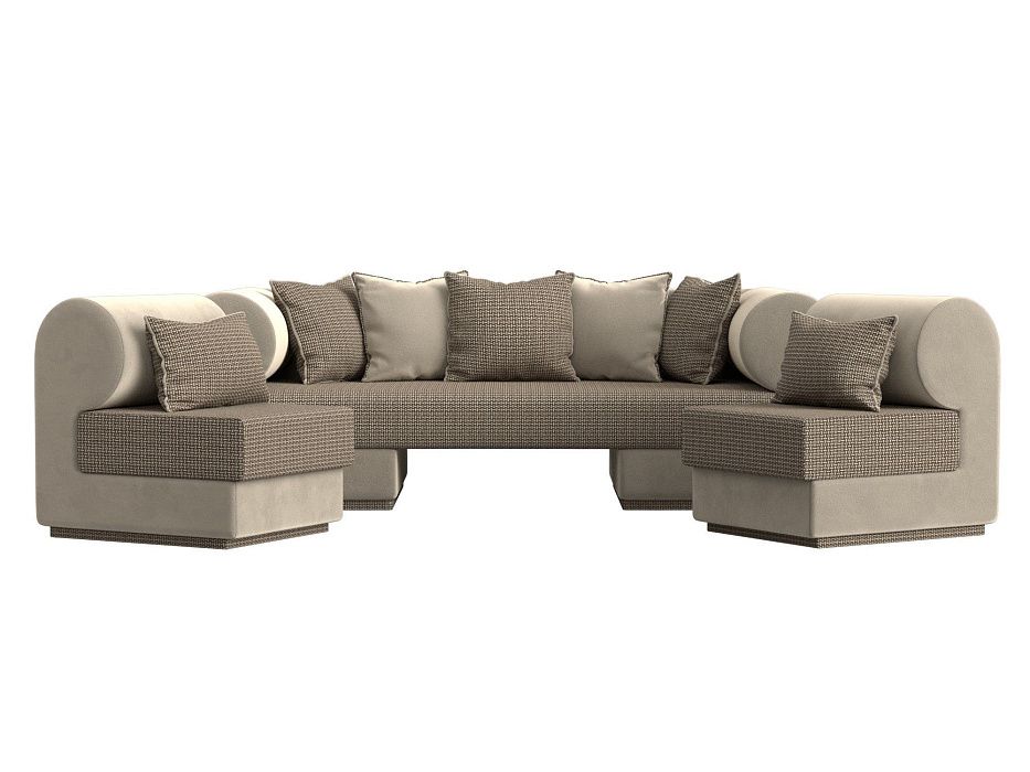 Набор Кипр-3 (диван, 2 кресла) (корфу 03\бежевый)