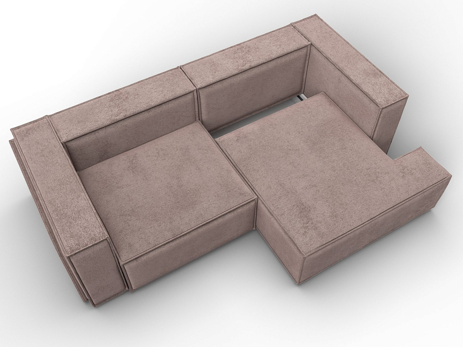 Диван угловой Лига-061 угол правый (tower 05 бежевый)