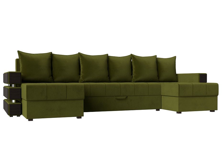П-образный диван Венеция (зеленый цвет)