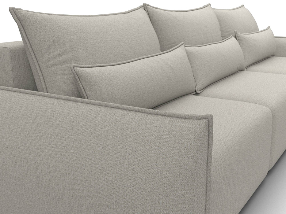 Диван прямой Лига-051 НПБ Лонг (амур 02 бежевый)