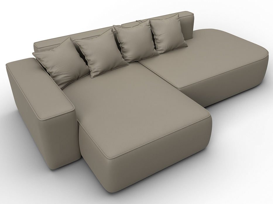 Диван угловой Лига-065 угол левый (grifon 04 бежевый)